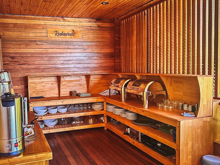 Ristorante della guest house Anfradora Lodge