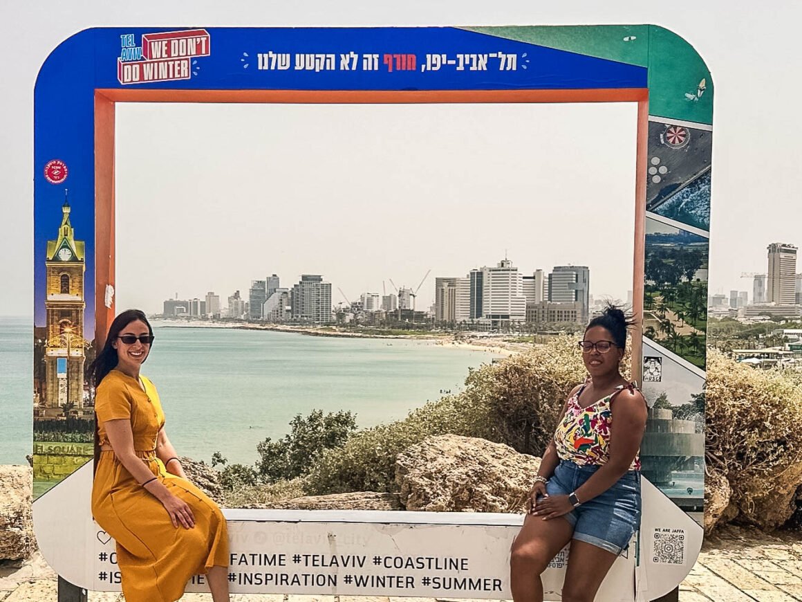 old jaffa frame in Israele