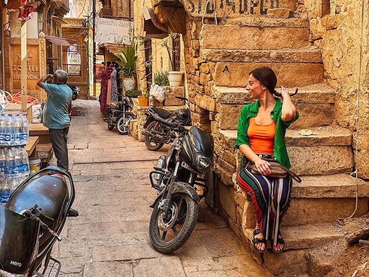 Jaisalmer, stadine all'interno del forte