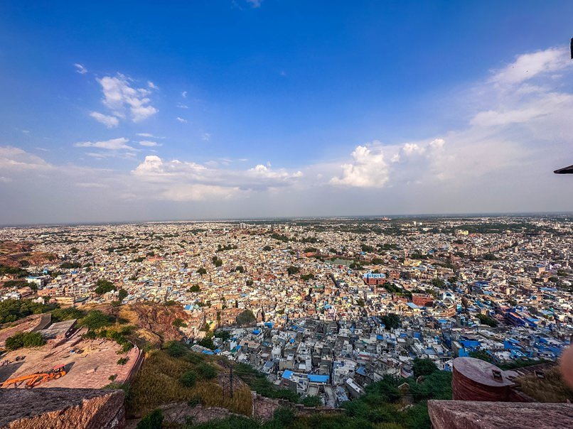 Jodhpur, la città blu dell'India vista dall'alto