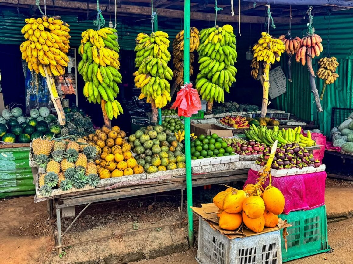 Banco frutta esotica da vedere in Sri Lanka