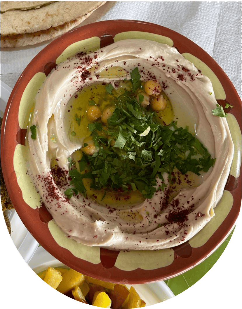 Hummus, piatto tipico Giordano