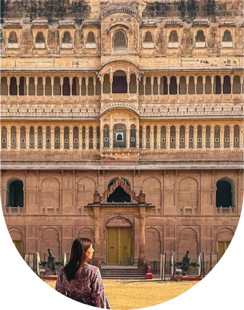 forte di Junagarh, facciata esterna